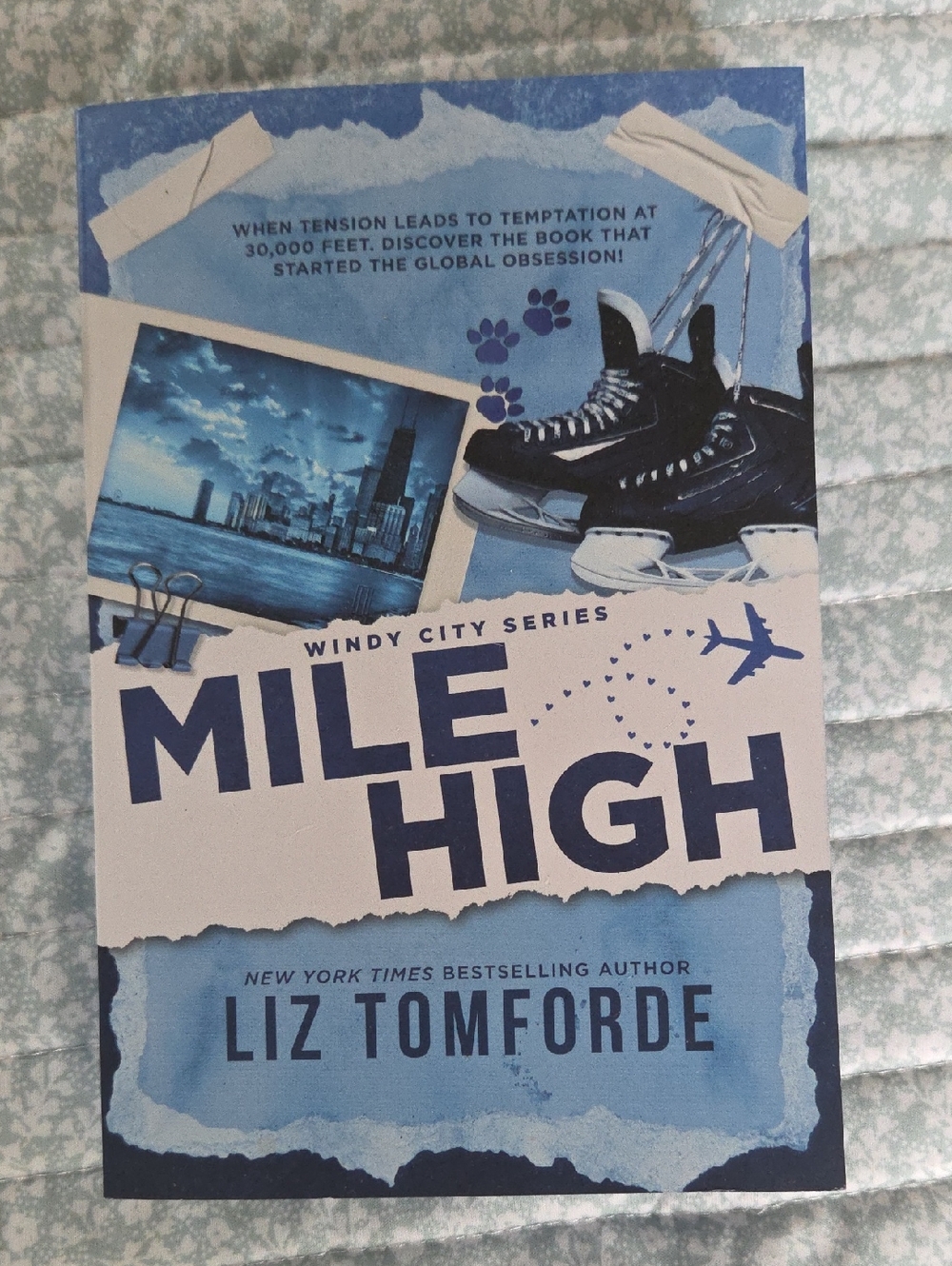 Mile High by Liz Tomforde - Blue Paperback Book